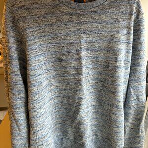 Scotch & Soda mens Heathered Sweatshirt Gray/blue Sz XL